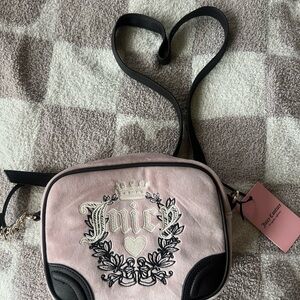 Juicy Couture Pink and Black Women's Bag